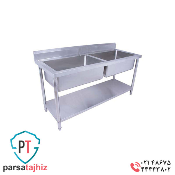 سینک ظرفشویی صنعتی 180 سانتی