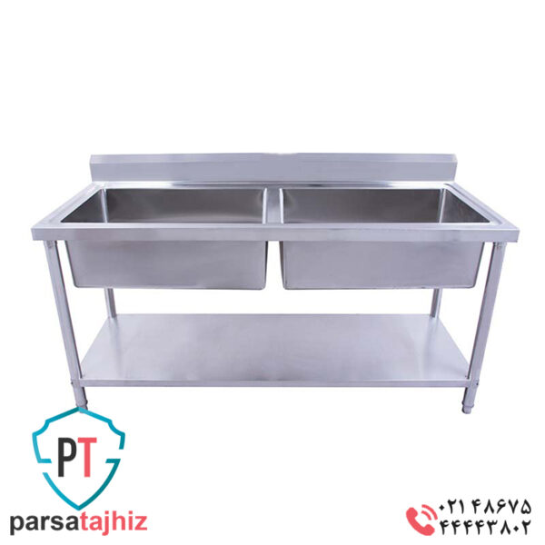 سینک ظرفشویی صنعتی 180 سانتی