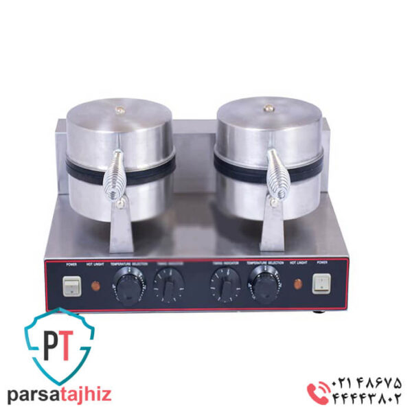 وافل ساز گرد 2 خانه