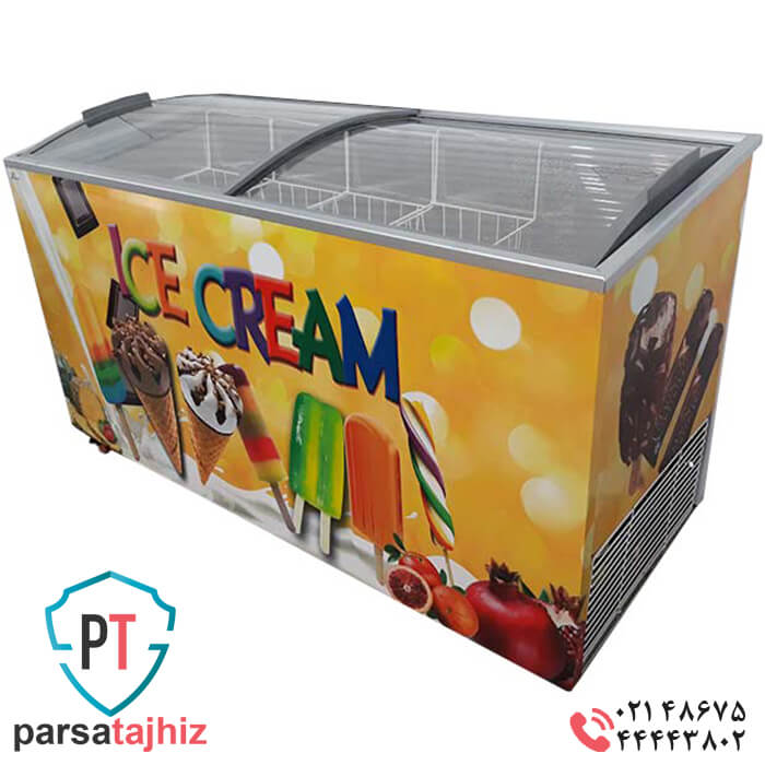 FRIZER SANDOGHI BASTANI 500 LITRI فریزر صندوقی بستنی 500 لیتری