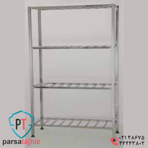 قفسه استیل 4 طبقه سردخانه