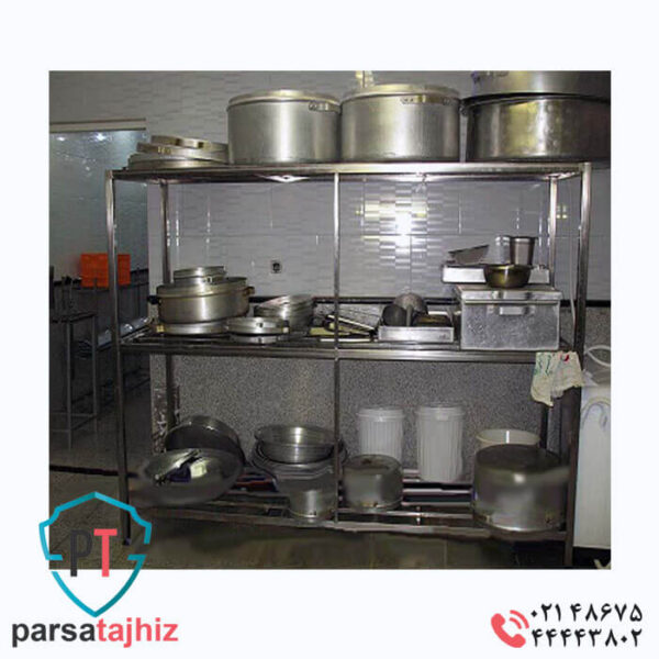 قفسه نگهداری دیگ استیل