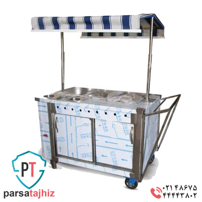 trolley-steel-food-heater ترولی استیل گرمکن غذا