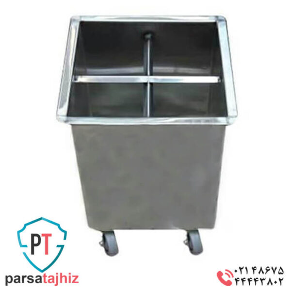 چلیک سیخ استیل چرخ دار