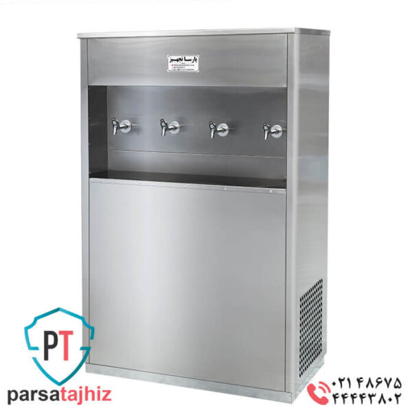 industrial-steel-water-cooler-with-four-taps-4bt