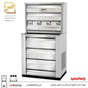 دستگاه آبسردکن استیل 4 شیر 4ks