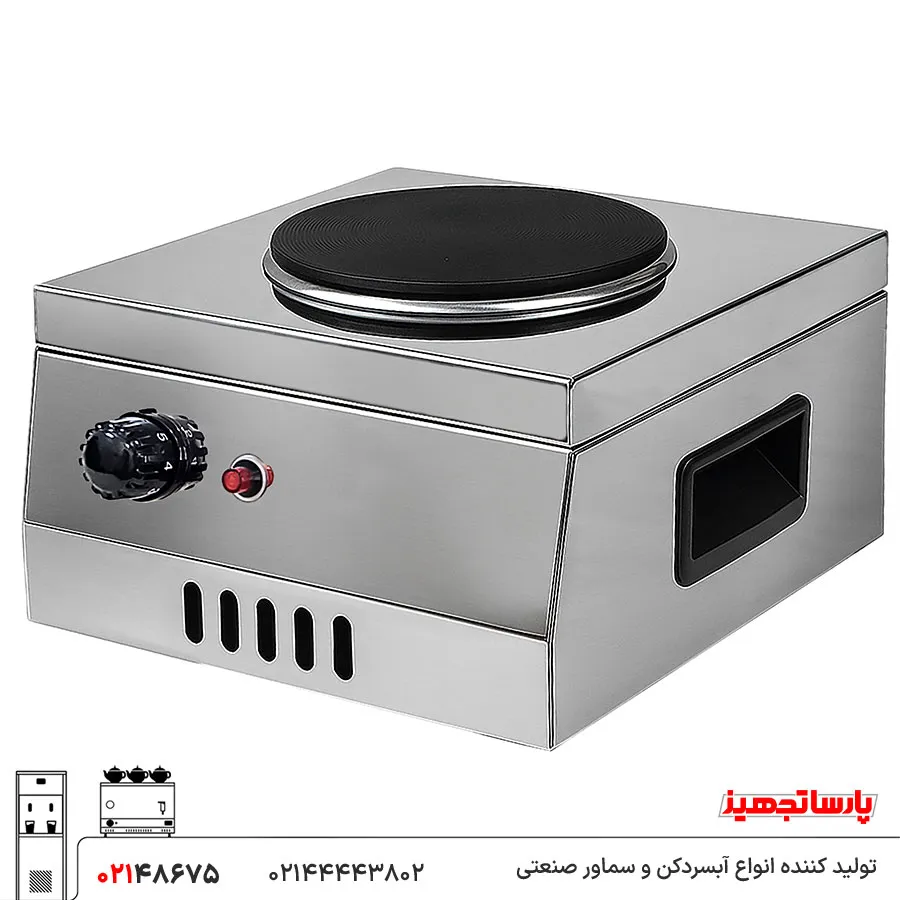 single-burner-electric-countertop-stove اجاق تک شعله برقی رومیزی