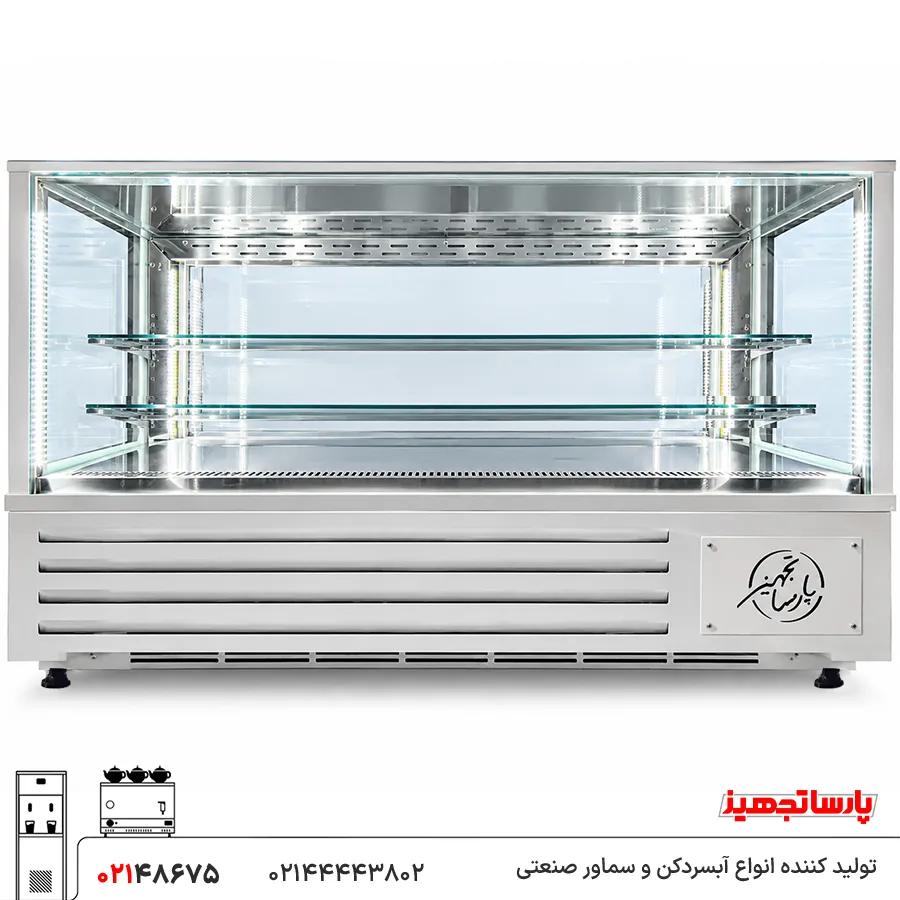 120-cm-desktop-refrigrator-show-cake (2) یخچال شو کیک رومیزی 120 سانتی